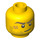 LEGO Hoved med Skægstub, Scar og Crooked Smile (Forsænket solid knops) (10260 / 14759)