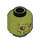 LEGO Head with Troll Face (Recessed Solid Stud) (3274 / 108345)