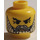 LEGO Head with White Beard and Moustache (Safety Stud) (3626)