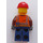 LEGO Heavy-Haul Train Construction Worker Minifigure