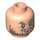 LEGO Hector Barbossa Head (Safety Stud) (96293 / 97985)