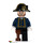 LEGO Hector Barbossa Minifigura con pata de palo