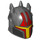 LEGO Helmet with Horns and Red (Gar Saxon) (79515)