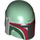 LEGO Helm met Zijkanten Gaten met Donkerrood Boba Fett Markeringen (3807 / 104328)