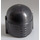 LEGO Helmet with Sides Holes with Dark Red Visor and Black Handprint (14499 / 87610)