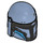 LEGO Helmet with Sides Holes with Paz Vizsla Azure and Black Pattern (78719 / 87610)