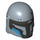 LEGO Helmet with Sides Holes with Paz Vizsla Azure and Black Pattern (78719 / 87610)