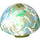 LEGO Hemisphere 11 x 11 mit Bolzen auf oben mit Planet Endor (98107 / 99932)