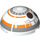 레고 Hemisphere 4 x 4 ~와 함께 BB-8 Droid 머리 (35319 / 37287)