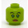 LEGO Hera Syndulla med grå Hjälm Minifigur Huvud (Infälld solid knopp) (3626 / 18458)