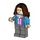 LEGO Hermione Granger - Donker azuurblauw Jasje Minifiguur