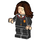 LEGO Hermione Granger с Черно Gryffindor Суичър с качулка и очи затворен Минифигурка