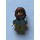 LEGO Hermione Granger with Gray Striped Hoodie and Dark Tan Legs Minifigure