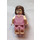 LEGO Hermione Granger con Rosa Vestito e Capelli Giù Minifigure