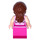 LEGO Hermione Granger met Roze Jurk Minifiguur