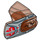LEGO Hero Factory Armor avec Douille à rotule Taille 4 avec rouge et Argent (14533 / 96103)
