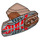 LEGO Hero Factory Armor avec Douille à rotule Taille 5 avec rouge et Argent (90639 / 96104)