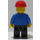 LEGO Highway worker mit Schwarz Beine und rot Konstruktion Helm Minifigur