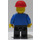 LEGO Highway worker med Svart Ben og Rød Bygging Hjelm Minifigur