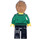 LEGO Hiker with Green Jacket and Spiky Hair Minifigure