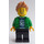 LEGO Hiker with Green Jacket and Spiky Hair Minifigure