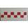 LEGO Hinge 6 x 3 with Red and White Checkered Sticker (2440)