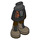 LEGO Hanche avec Basic Incurvé Skirt avec Dark Orange Sash et Dark Tan Boots avec charnière épaisse (35614)