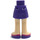 LEGO Hüfte mit Basic Gebogen Skirt mit Magenta Shoes mit dickem Scharnier (23896 / 35614)