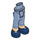 LEGO Hip with Pants with Dark Blue Slippers (35642)