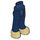 LEGO Heup met Pants met Dark Blauw Trousers met donkerbruine schoenen (16985 / 92821)