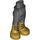 LEGO Heup met Pants met Gold Boots (35642)