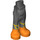 LEGO Hip with Pants with Orange Shoes