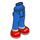 LEGO Hüfte mit Pants mit rot shoes und Weiß Laces (35642)