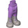 LEGO Hip with Pants with Silver Boots and Dark Purple Laces (16925)