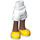 LEGO Hofte med Rolled Opp Shorts med Gul shoes med tykt hengsel (35556 / 35557)