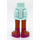 LEGO Heup met Kort Dubbele Layered Rok met ankle straps (23898 / 92818)