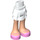 LEGO Hanche avec Court Double Layered Skirt avec Pink Strapped shoes (35629 / 92818)