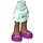 LEGO Hanche avec Court Double Layered Skirt avec Purpe Shoes avec Aqua Soles (35629 / 92818)