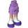 LEGO Hip with Short Double Layered Skirt with Purple Shoes and White Socks (23898 / 35624)
