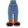 LEGO Heup met Kort Broek met Zwart Slippers (101347)