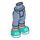 LEGO Hanche avec Court Pantalon avec Turquoise Shoes (101347)