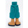 LEGO Hip with Shorts with Cargo Pockets with Blue Sandals (2268)