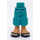 LEGO Hip with Shorts with Cargo Pockets with Blue Sandals (2268)