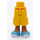 LEGO Hip with Shorts with Cargo Pockets with Bright blue shoes (2268)