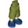 LEGO Hip with Shorts with Cargo Pockets with Dark blue Shoes (2268)