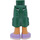 LEGO Hip with Shorts with Cargo Pockets with Lavender shoes (2268)