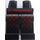 LEGO Heupen en benen met Donkerrood Diamant Patroon, Pantser en Riem (33831 / 34785)