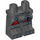 LEGO Heupen en benen met Metallic Zilver Armor met Rivets (3815 / 29922)
