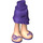 LEGO Hüften und Skirt mit Ruffle mit Purple Sandals (20379)