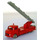 LEGO HO Mercedes Feuer Motor mit Light Grau Leiter und Drum auf Der Rücken